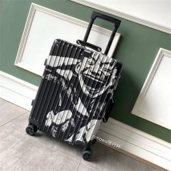 RIMOWA日默瓦官网20寸铝镁合金登机箱岳敏君限量版人像款拉杆箱97190020