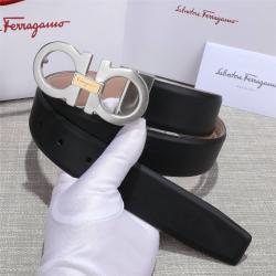 Ferragamo/菲拉格慕中国官网男士腰带平纹牛皮GANCINI 3.5CM名牌皮带