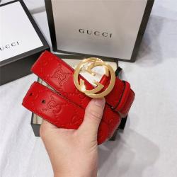 Gucci/古奇皮带压花Signature皮革3.8CM腰带370543