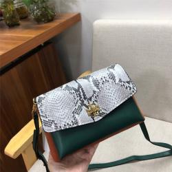 tory burch/托里伯奇TB蛇纹拼皮KIRA系列单肩斜挎包56330