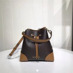 Michael Kors MK中国官网女包新款老花拼接Mercer Gallery小号水桶包