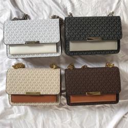 Michael Kors MK美国官网女包新款Jade小号老花斜挎包