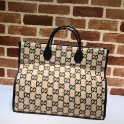 gucci官网中文版古奇包包新款复古GG羊毛购物袋598169