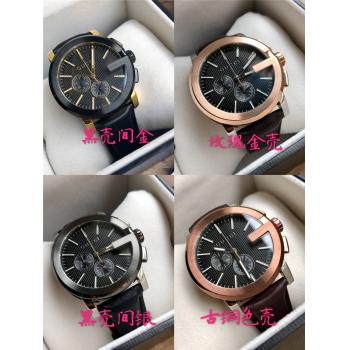 GUCCI古驰官网男士手表真皮表带G-Chrono石英腕表367375