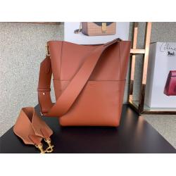 Celine/赛琳包包新款SANGLE BUCKET光面牛皮桶包180543