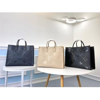 日本lv官网网站女包新款压纹真皮ONTHEGO 手袋M45081/M44925