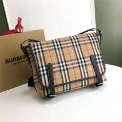 Burberry巴宝莉官方男女同款新款大号Vintage系列信使包邮差包