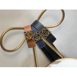 LOEWE官网罗意威男士皮带新款真皮Anagram 4.0CM腰带