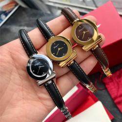 Ferragamo中文官网菲拉格慕手表女款Gancino Bracelet石英手镯腕表