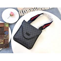 GUCCI古驰男包包价格和图片Neo Vintage GG帆布中号邮差包599527