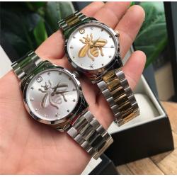 GUCCI中文官网古驰情侣款手表蜜蜂G-Timeless 系列石英腕表584157/584150