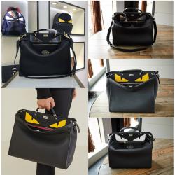 fendi包包价格芬迪男士Bag Bugs小怪兽恶魔眼睛PEEKABOO手提包公文包