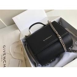 Givenchy/纪梵希官网女包经典款手掌纹真皮pandora链条盒子包