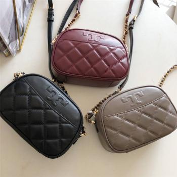 tory burch/托里伯奇TB包包kira Savannah菱格相机包链条包