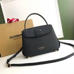 Burberry巴宝莉美国官方网小号真皮拼接House格纹手提单肩包40802501/40611721