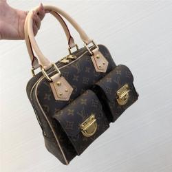lv包包官网复刻女包经典中古系列老花手提包45371