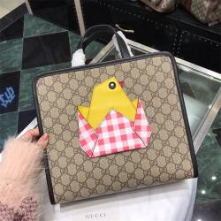 古琦gucci中文官网古驰奢侈品网购儿童GG小鸡手提包购物袋606192