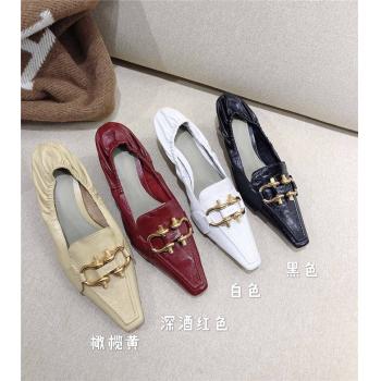 Bottega Veneta葆蝶家中文官网原单BV女鞋真皮MADAME高跟鞋女巫鞋