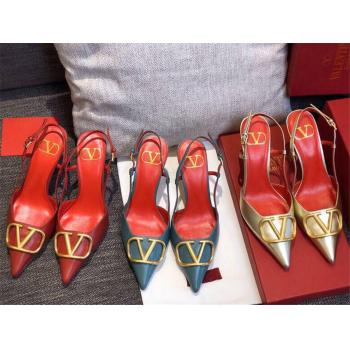 VALENTINO GARAVANI VLOGO华伦天奴官网奢侈品代购后系带高跟鞋凉鞋