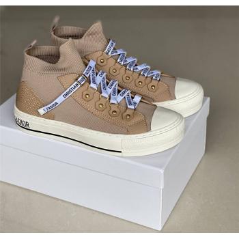 迪奥欧洲官网正品新款女鞋WALK'N'DIOR 运动鞋帆布鞋袜子鞋KCK231