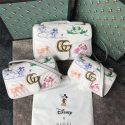 古驰官网米奇印花Disney x Gucci GG Marmont系列肩背包443496/443497/446744