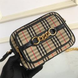 Burberry/巴宝莉中国官网女包新款1983格纹链环相机包40978801