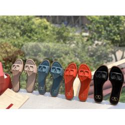 VALENTINO GARAVANI华伦天奴中文官网国际奢侈品牌女士VLOGO平底拖鞋