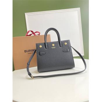 Burberry/巴宝莉包包官网价格Title迷你皮革双提柄泰尔勒手袋80246921