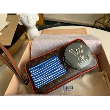 lv官方新款男士POCHETTE VOLGA系列手拿包M68687