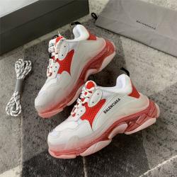 Balenciaga巴黎世家中文官网老爹鞋女士TRIPLE S CLEAR SOLE运动鞋