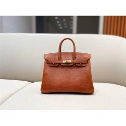 Hermes/爱马仕专柜官网新款手工尼罗河蜥蜴皮Birkin 25铂金包