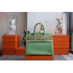 Hermes/爱马仕中文官网经典款全手工togo牛皮Birkin 30铂金包