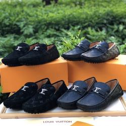 高仿lv经典款驴家新款男鞋真皮驾车鞋皮鞋豆豆鞋皮鞋