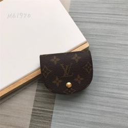 lv加盟新款Monogram花纹中古零钱包M61970