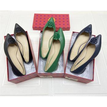tory burch/托里伯奇官网正品TB女鞋新款真皮尖头皮鞋平底单鞋