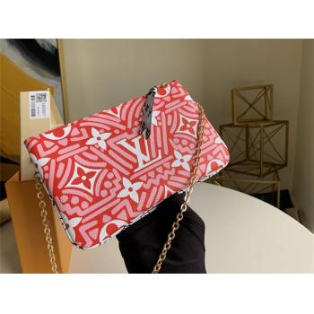 lv的包CRAFTY DOUBLE ZIP POCHETTE 链条包（中国限定款）M69507