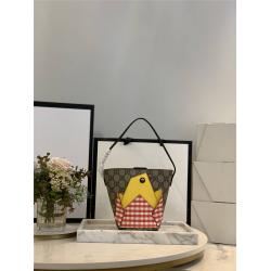 澳洲gucci官网古驰新款女包儿童GG小鸡水桶包606193