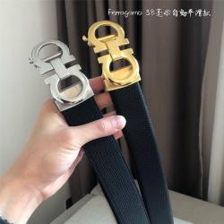 Ferragamo/菲拉格慕香港官网新款男款皮带自动扣时尚休闲3.8CM腰带