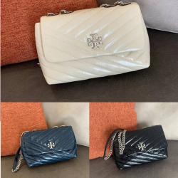 tory burch/托里伯奇TB官网正品新款KIRA裂纹油蜡皮小号斜挎包75447