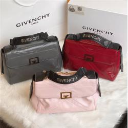 givenchy包包价格纪梵希新款女包褶皱牛皮中号ID Bag手袋