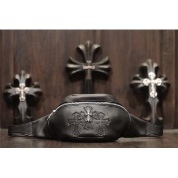 Chrome Hearts CH克罗心实体店925纯银十字架男女同款腰包胸包k053-1