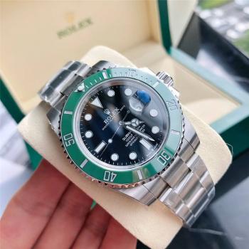 ROLEX劳力士官网男表潜航者日历型m126610lv-0002机械腕表(新款绿水鬼)