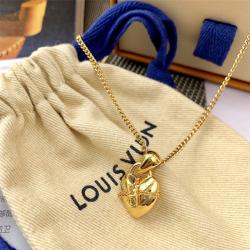 LV奢侈品购物网新款爱心锁头LOVE LOCK 项链M68926