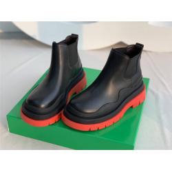 Bottega Veneta葆蝶家BV官网正品TIRE厚底Chelsea皮靴短靴630300