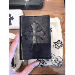 Chrome Hearts CH克罗心图片经典新款十字架护照夹皮卡包W005