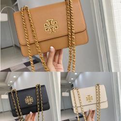 tory burch/托里伯奇TB香港官网新款小号Britten翻盖链条包53245