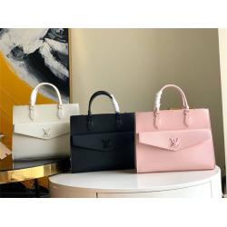 lv高仿包新款真皮LOCKME TOTE 大号手袋M55846
