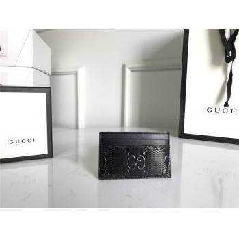 GUCCI古驰包包官网价格GG印花压纹卡片夹卡包625564