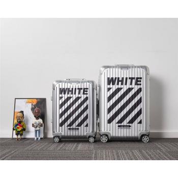 RIMOWA x OFF WHITE联名日默瓦香港官网铝镁合金拉杆箱登机箱