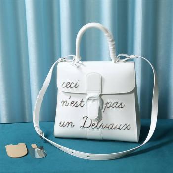 Delvaux/德尔沃官网签字限量款字母Le Humour Brillant手提包